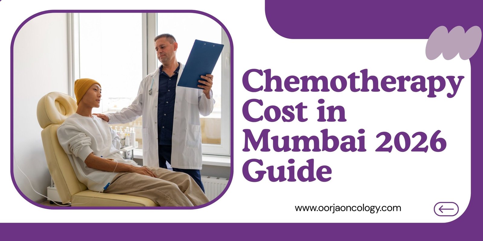 Chemotherapy cost in Mumbai per session 2026 with patient receiving cancer treatment in oncology centre