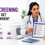 Doctor discussing cancer screening and early cancer detection with a patient